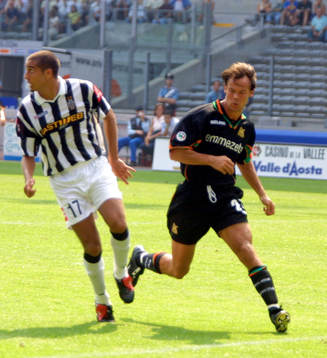 Fotboll, italiensk, Juventus - Venezia, Joachim Björklund,