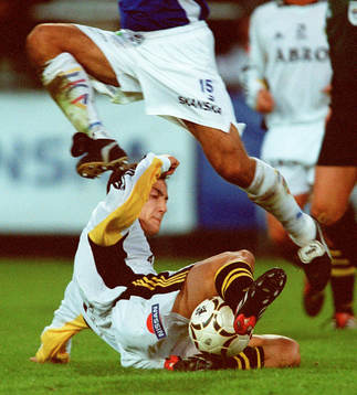 TFF körde över AIK, här Stefan Ishizaki, AIK