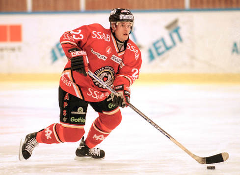 Ishockey. Luleå Hockeys Karl Fabricius