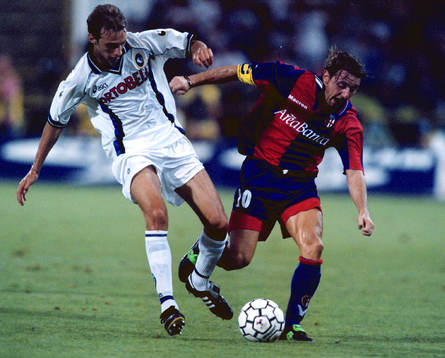 Fotboll, italiensk, Bologna - Atalanta. NN, Atalanta och
