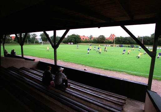 Fotboll, Gunnarstorp - Stridsvig, läktare
