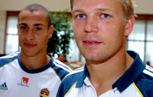 Henrik Larsson och Marcus Allbäck