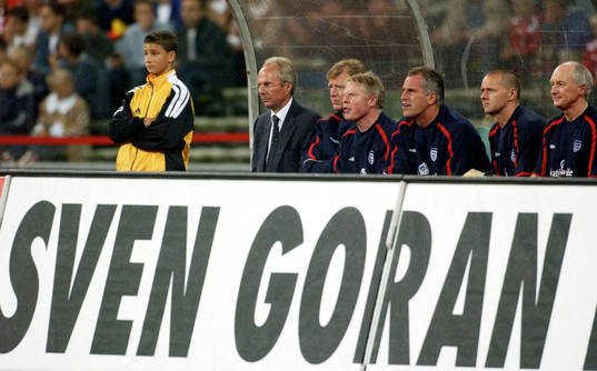Sven Göran Eriksson, Svennis, på bänken
