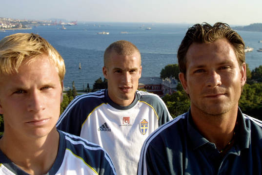 Tobias Linderoth, Christoffer Andersson och Pontus Kåmark