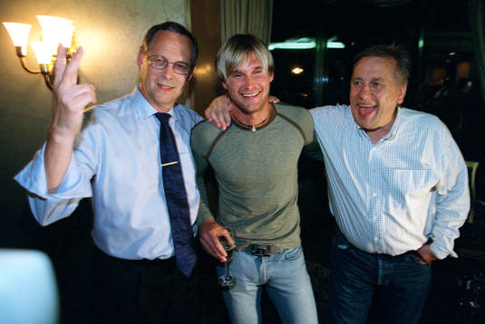 Lars Lagerbäck, Andreas Andersson och Tommy Söderberg