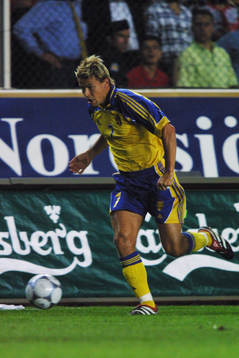 Niclas Alexandersson, Sverige med bollen
