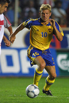Marcus Allbäck, Sverige med bollen