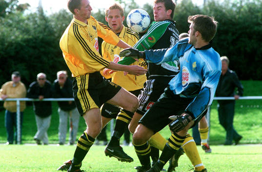Fotboll, Bunkeflo - IFK Hässleholm. Straffsituationen