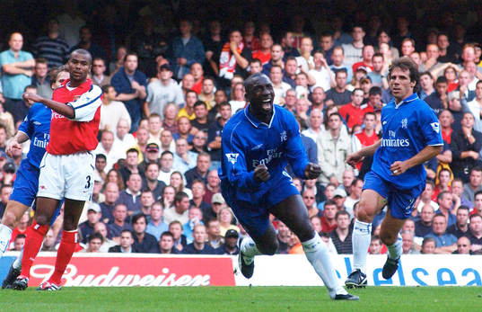 Jimmy Floyd Hasselbaink, Chelsea, jubel
