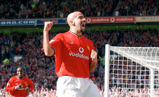 Juan Sebastian Veron, Manchester (Jubel)