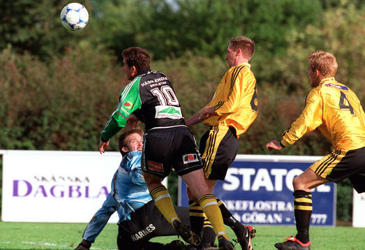 Fotboll, Bunkeflo - IFK Hässleholm. Straffsituationen