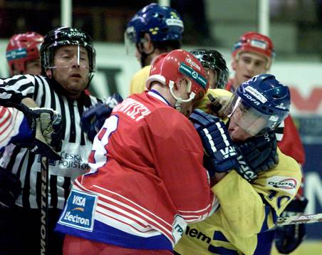 Andrei Skopintsev och Daniel Alfredsson