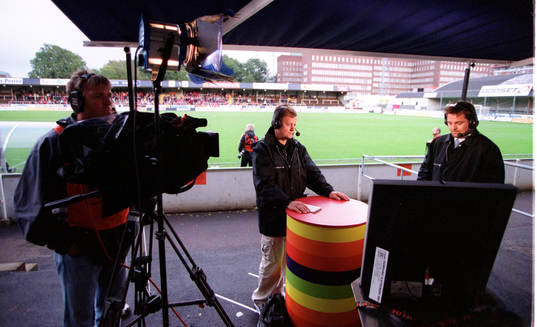 Stefan Thylin och Joakim Geigert. Kommentator, Reporter. TV