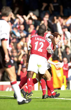 Fredrik Ljungberg, Arsenal jubel