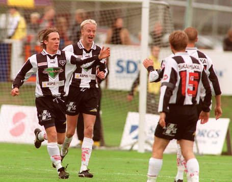 Sylvis skyttekung Niclas Fredriksson, jubel