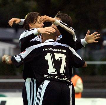 Andreas Yngvesson, Fredric Lundqvist och Cain Dotson,