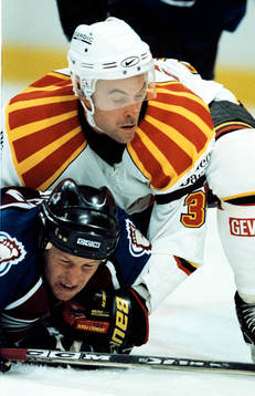 Ishockey, NHL Challenge, Brynäs - Colorado. Shjon Podein,