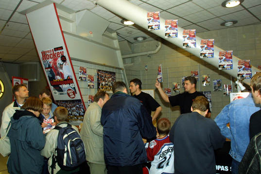 Ishockey, NHL Challenge. Pro Hockeys monter i Globen