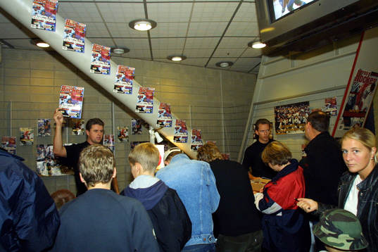 Ishockey, NHL Challenge. Pro Hockeys monter i Globen
