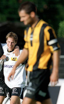Peter Anttonen, Örebro jublar och Joakim Söndergaard,