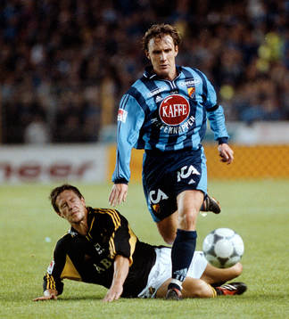 Thomas Lagerlöf, AIK och Andreas Johansson, Djurgården