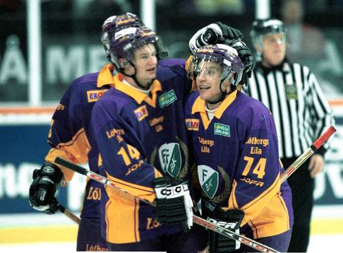 Marius Trygg och Dieter Kalt, Färjestad (Jubel)