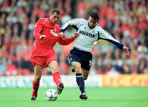 Jamie Carragher, Liverpool och Simon Davie, Tottenham