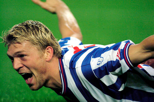 Fotboll, holländsk, Marcus Allbäck, Heerenveen