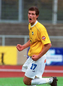 Fotboll, superettan, Målskytten Glenn Holgersson, IFK