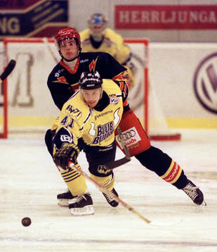 Jukka Tilikainen, Södertälje och Kalle Sahlstedt, HV 71