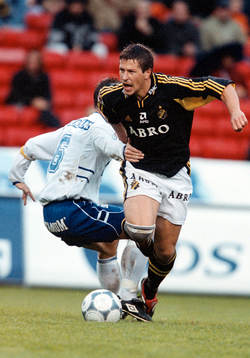 Fotboll, Allsvenskan, AIK - IFK Norrköping. Thomas