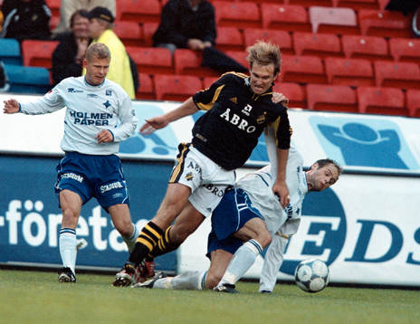 Fotboll, Allsvenskan, AIK - IFK Norrköping. Andreas