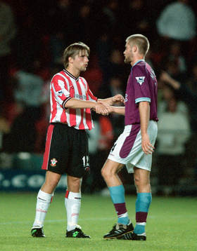 Anders Svensson, Southampton och Olof Mellberg, Aston Villa