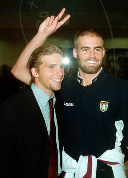 Anders Svensson, Southampton och Olof Mellberg, Aston Villa