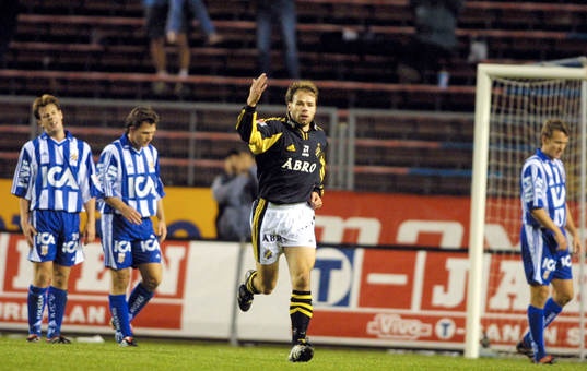 Fotboll, Allsvenskan, AIK - IFK Göteborg. Göteborg fick