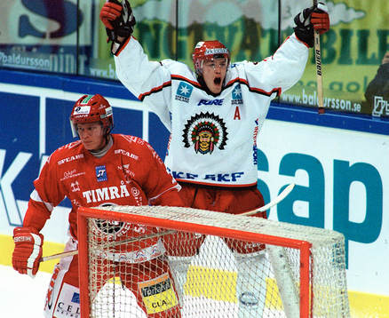 Jonas Johnsson, Västra Frölunda, jubel
