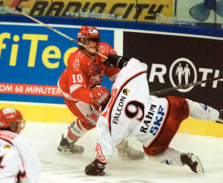 Christian Söderström, Timrå och Nicklas Rahm, Frölunda