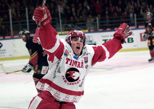 Ishockey, Linus Fagemo, Timrå, jubel