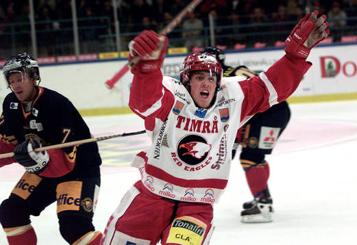Ishockey, Linus Fagemo, Timrå, jubel