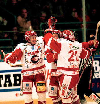 Daniel Casselståhl, Mikael Lind och Henrik Zetterberg,