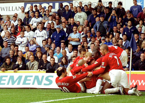 Juan Sebastian Veron, Manchester gratuleras