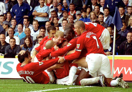 Juan Sebastian Veron, Manchester gratuleras