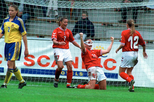 Merete Pedersen, Danmark, jublar