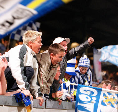 Hejar klack, supporter