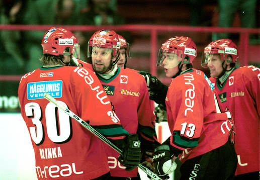 Kim Staal, Lars Jansson, Miroslav Hlinka, Mattias Weinhndl,
