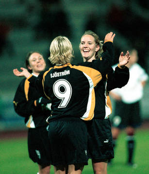 Anna Sjöström, theres Kapstad och Hanna Ljungberg, Umeå,