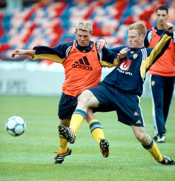 Marcus Allbäck och Michael Svensson