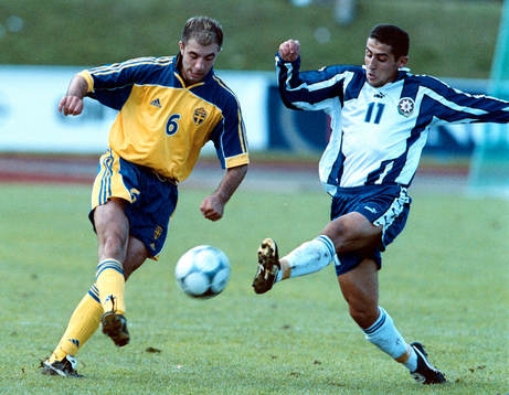Fotboll, U21, Sverige - Azerbaijan. Kennedy Bakircioglü,