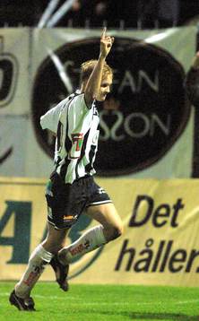 Mathias Eklund, Landskrona signalerar för 4-0
