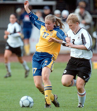 Sofie Andersson, Sverige och Susanne Kasperczyk, Tyskland